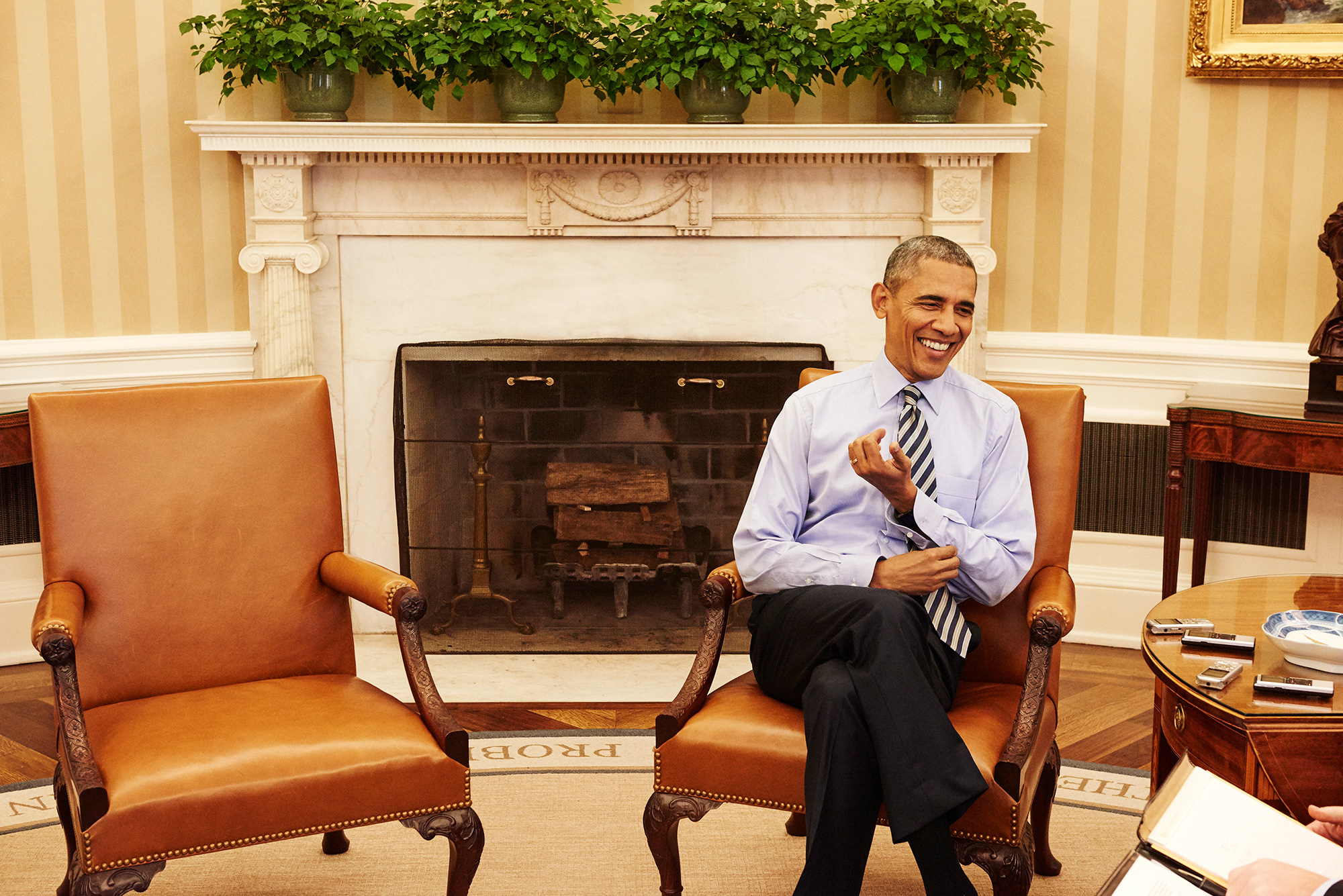 Барак Обама в кресле